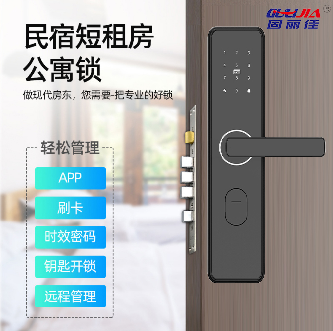 GLJ-9389藍(lán)牙智能APP公寓酒店密碼鎖